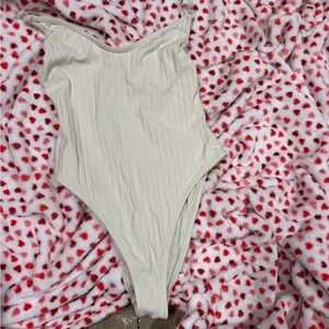 PacSun Cream Bodysuit One Piece